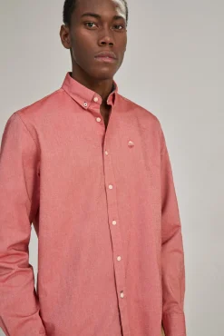 * Camisa Oxford Color Naranja New