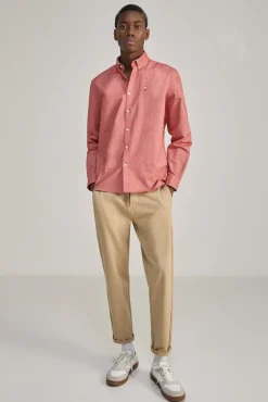 * Camisa Oxford Color Naranja New
