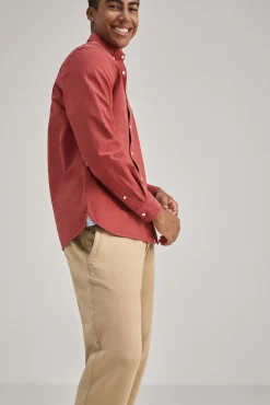 * Camisa Oxford Color Rojo Outlet