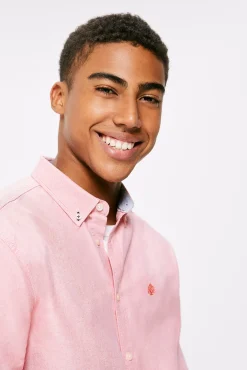* Camisa Oxford Color Rojo Sale