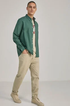 * Camisa Oxford Color Verde Best