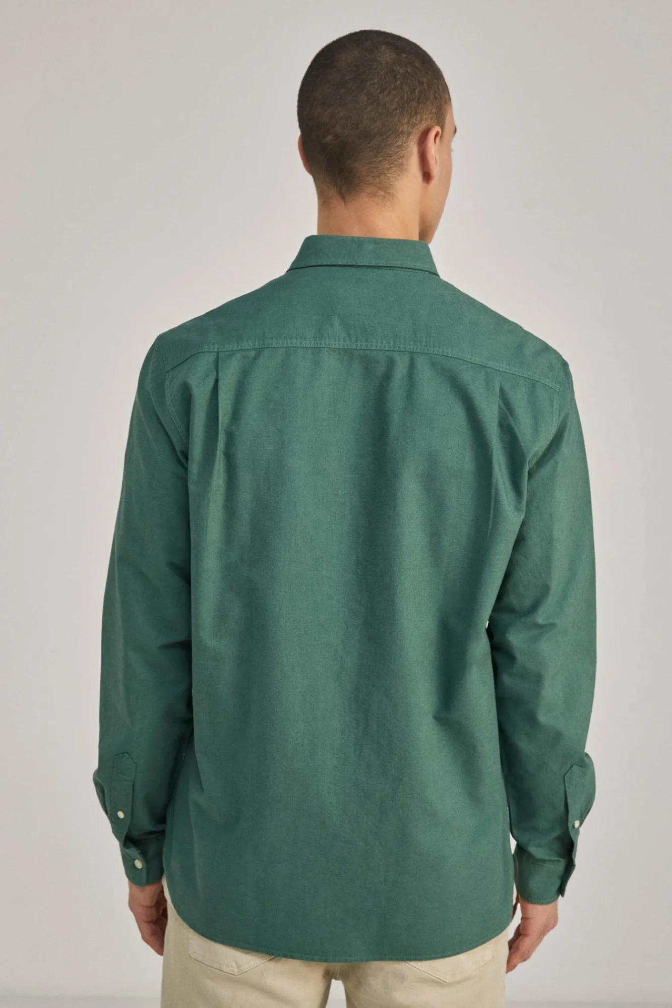 * Camisa Oxford Color Verde Best