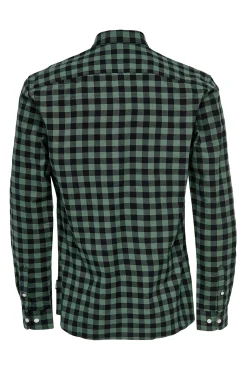 Only & Sons Camisa Oxford Cuadros Verde Clearance