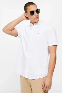 * Camisa Pinpoint Blanco Hot