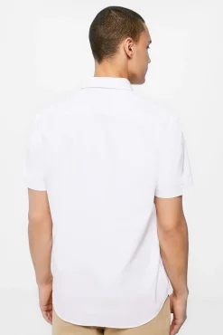 * Camisa Pinpoint Blanco Hot