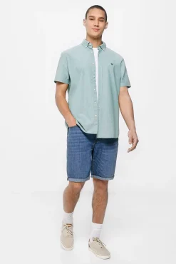 * Camisa Pinpoint Verde New