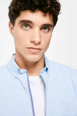 * Camisa Pintpoint Color Azul Claro Best