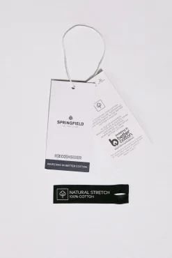 * Camisa Pintpoint Color Azul Medio Clearance