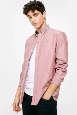 * Camisa Pintpoint Color Rojo Clearance