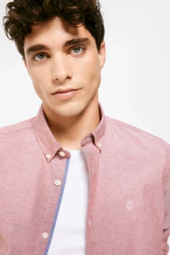 * Camisa Pintpoint Color Rojo Clearance