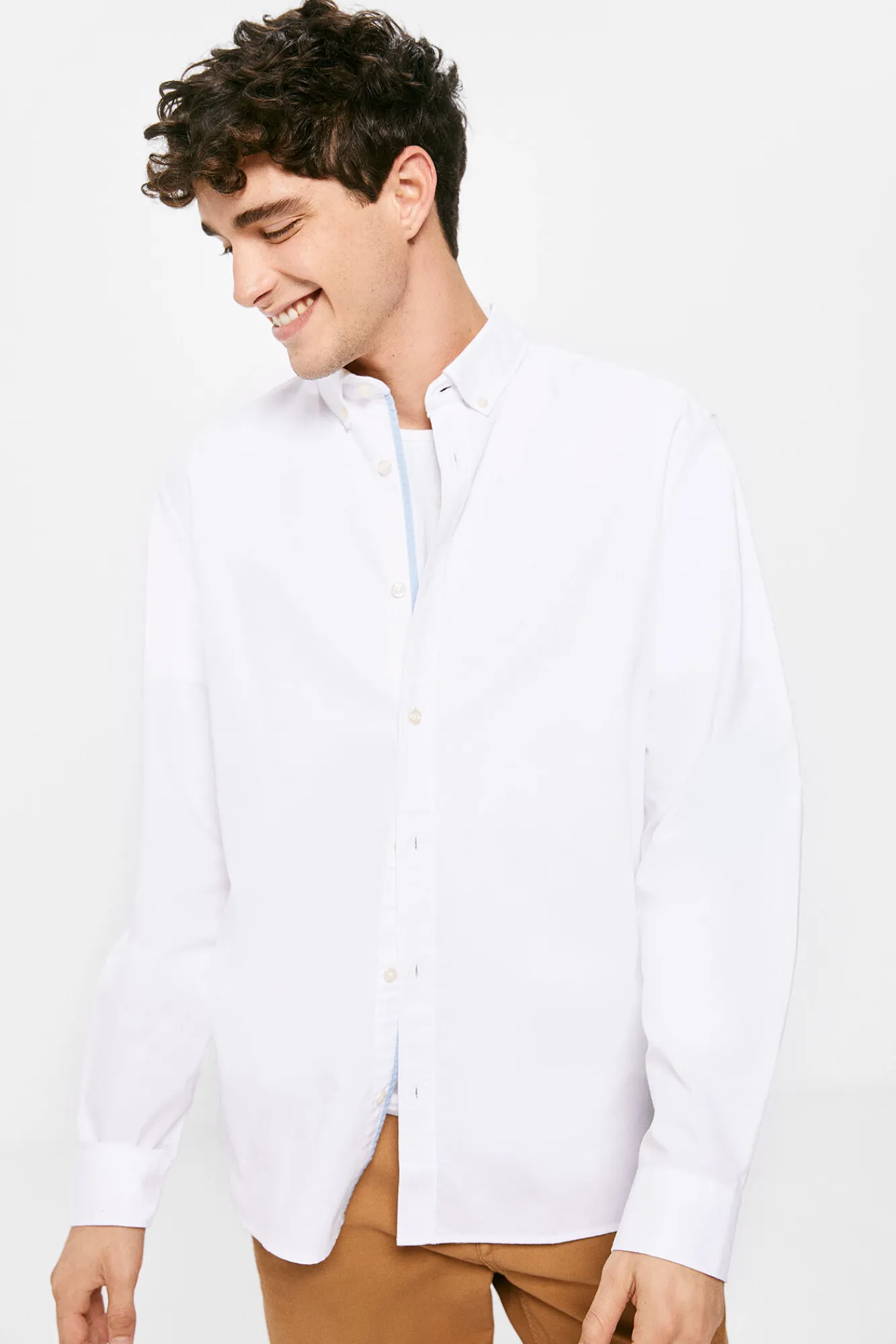 * Camisa Pintpoint Color Blanco New