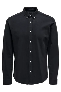 Only & Sons Camisa Pique Navy Outlet
