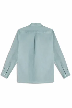 Ooto Camisa Polera Lino Manga Larga Verde