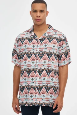 Inside Camisa Print Geometrico Multicolor Sale