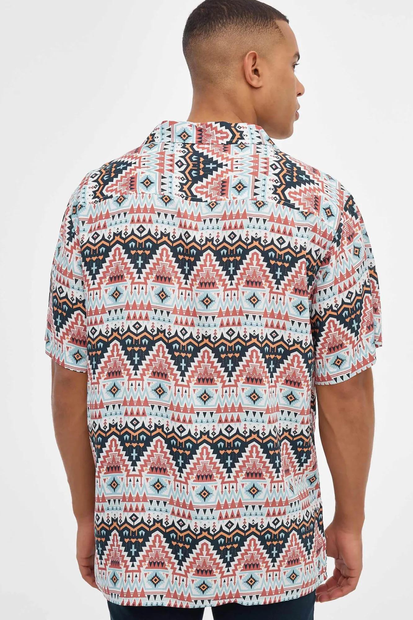 Inside Camisa Print Geometrico Multicolor Sale