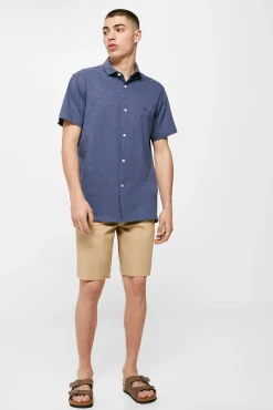 * Camisa Punto Azul Medio Outlet
