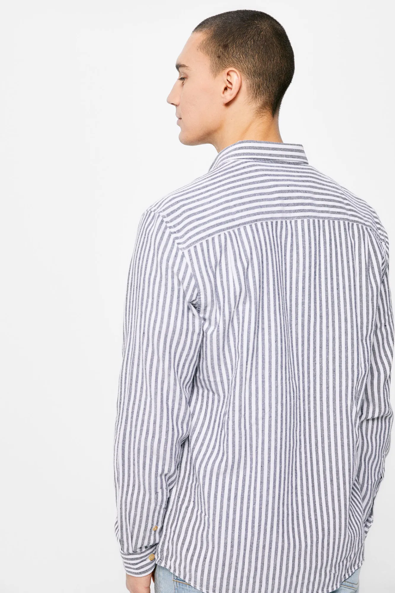 * Camisa Rayas Navy New