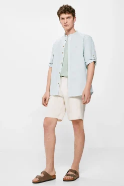 * Camisa Rayas Turquesa Outlet