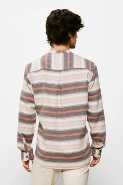 * Camisa Rayas Horizontales Marron New