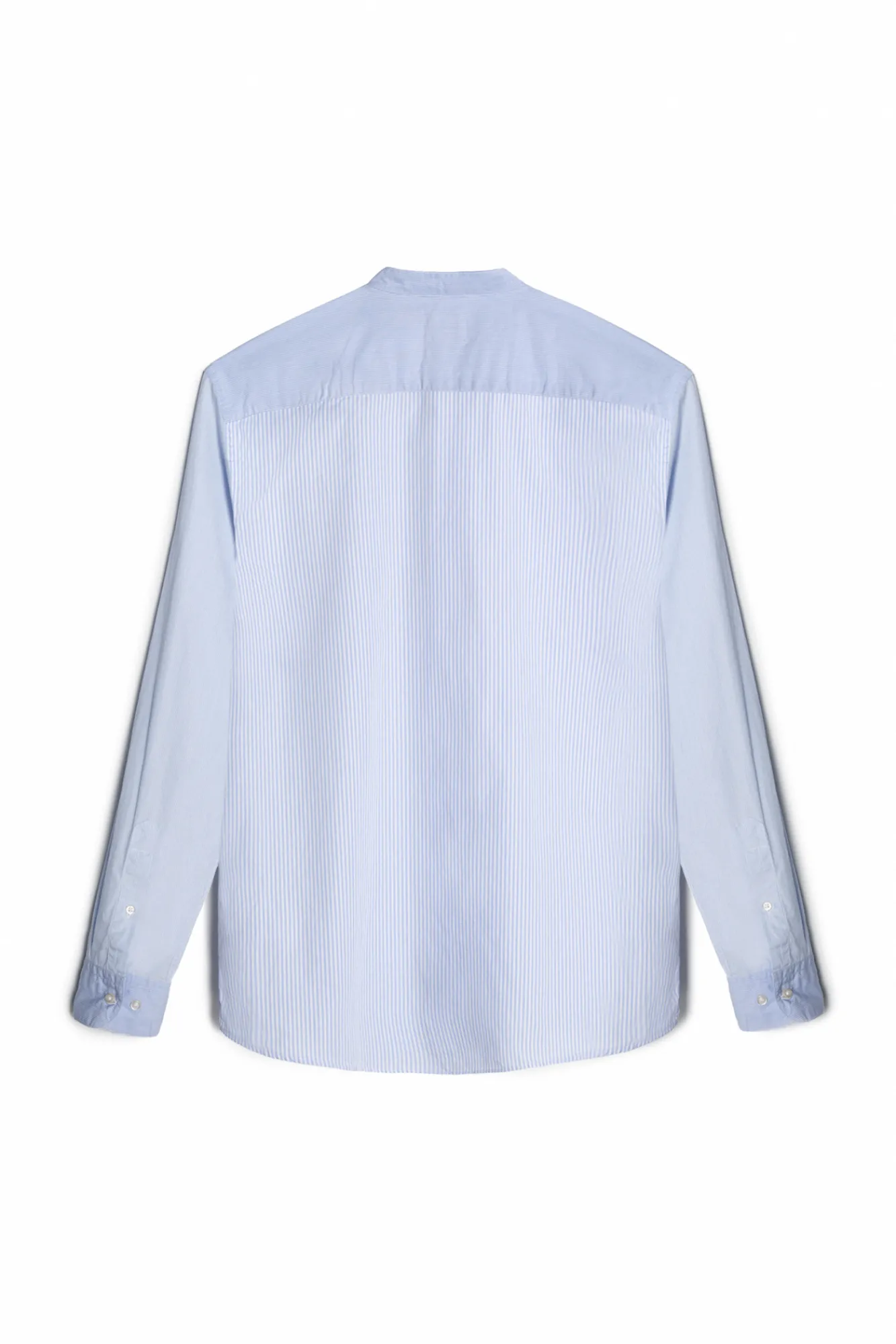 Ooto Camisa Slim Cuello Mao Estampado Rayas Azul Outlet