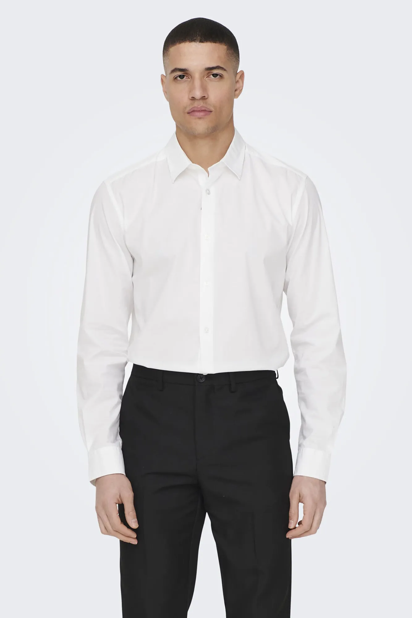 Only & Sons Camisa Slim Fit Blanco Sale