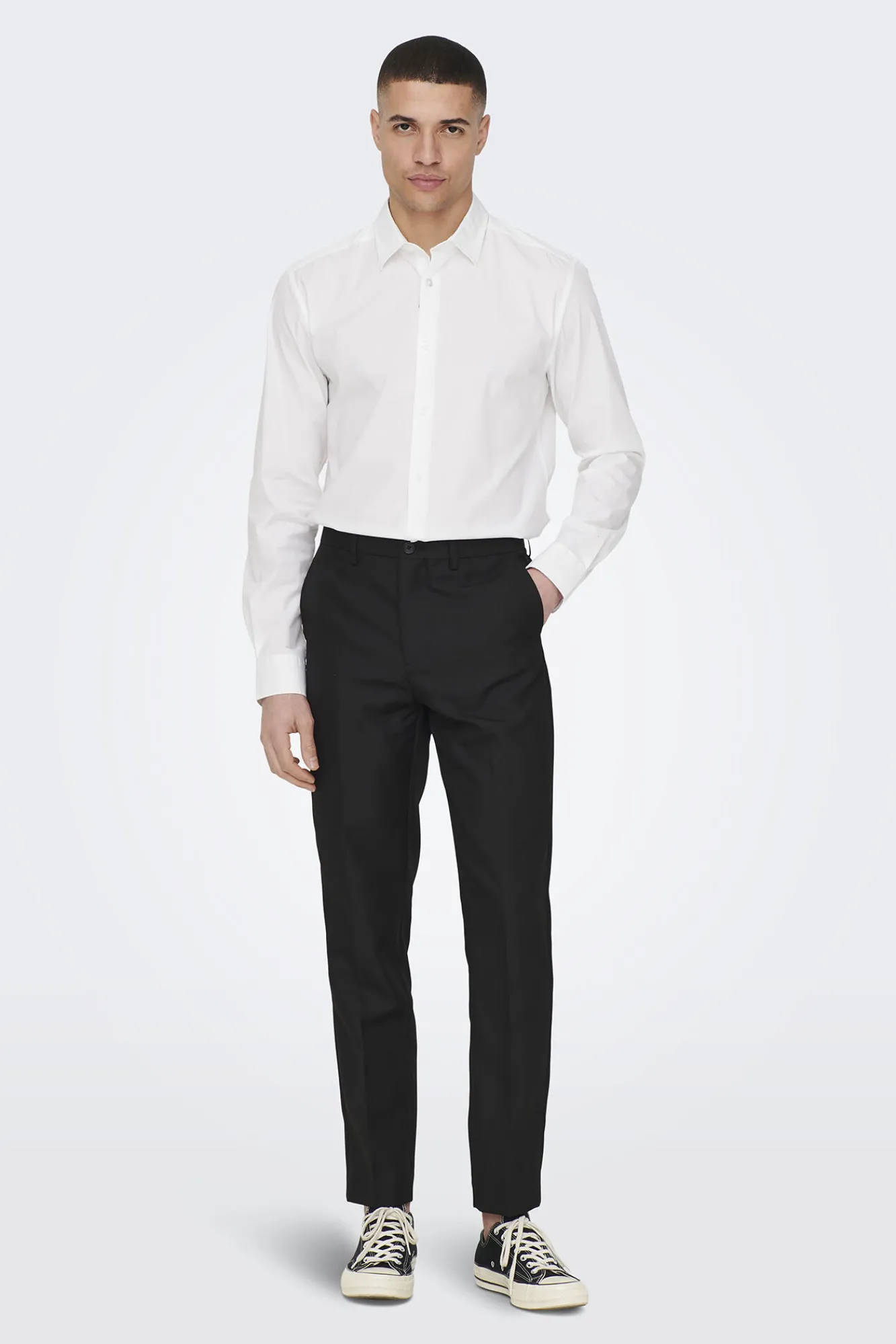 Only & Sons Camisa Slim Fit Blanco Sale