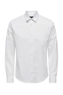 Only & Sons Camisa Slim Fit Blanco Sale