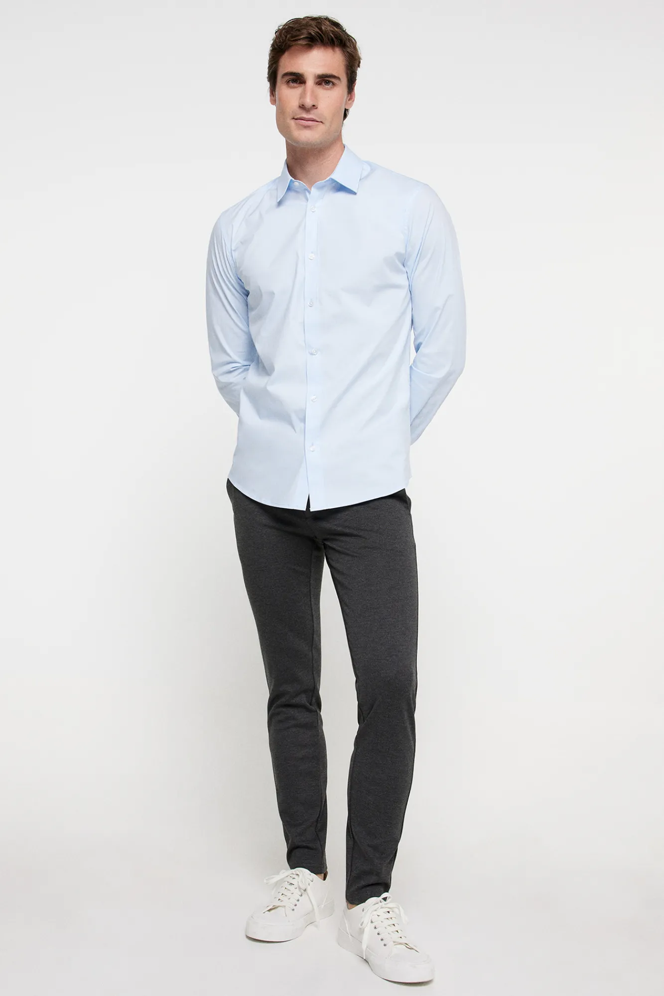Only & Sons Camisa Slim Fit Azul Claro Discount