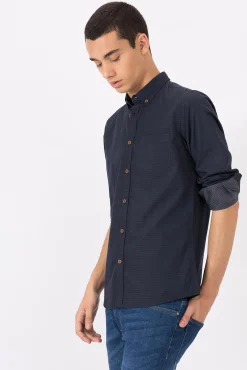 Tiffosi Camisa Slim Fit Nigeria Navy Sale