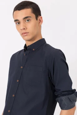 Tiffosi Camisa Slim Fit Nigeria Navy Sale