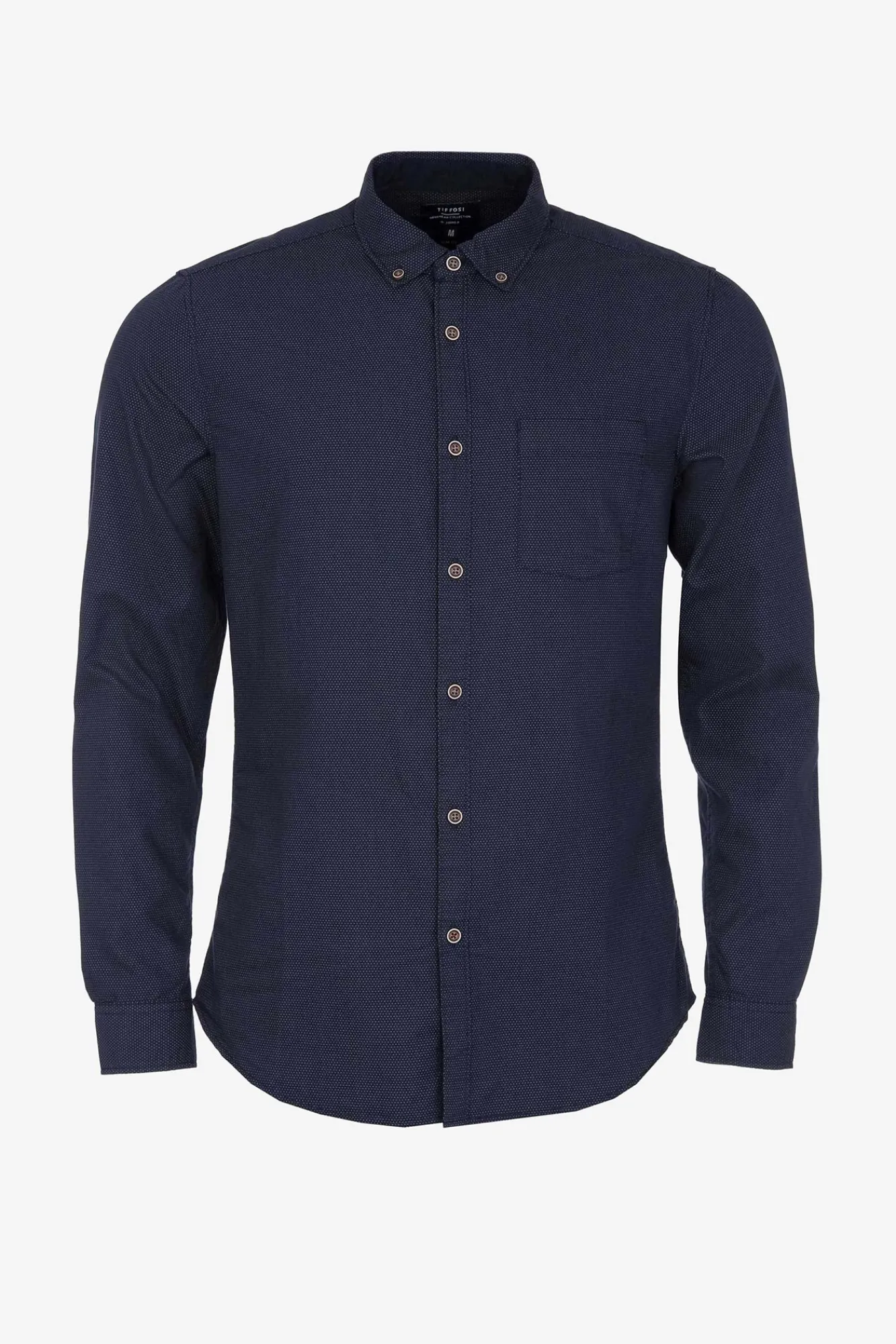 Tiffosi Camisa Slim Fit Nigeria Navy Sale
