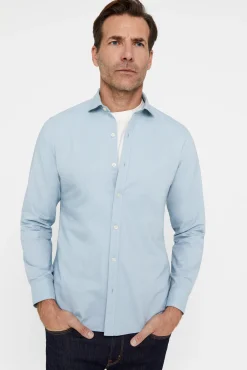 Cortefiel Camisa Slim Oxford Lisa Verde Outlet