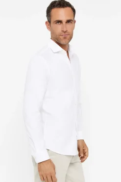 Cortefiel Camisa Slim Oxford Lisa Blanco Online