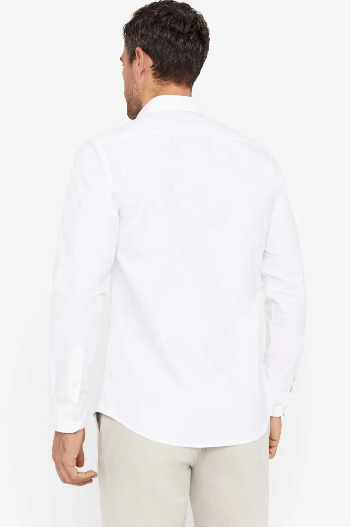 Cortefiel Camisa Slim Oxford Lisa Blanco Online