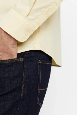 Cortefiel Camisa Slim Oxford Lisa Amarillo Online