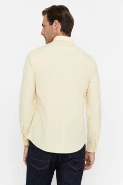 Cortefiel Camisa Slim Oxford Lisa Amarillo Online