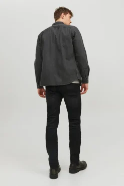 Jack & Jones Camisa Vaquera Negro Discount