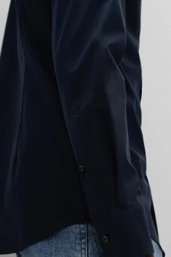 HUGO Camisa Vestir Navy Clearance