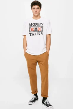 * Camiseta Ac/Dc Money Talks Marfil Sale