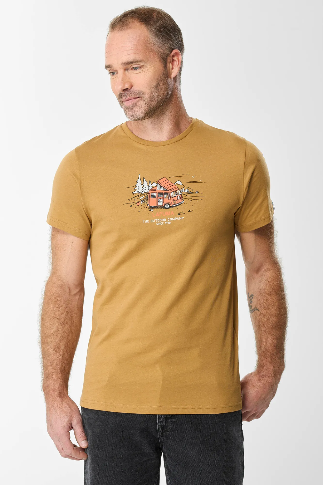 Lafuma Camiseta Adventure Beige Discount