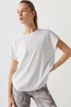 Dash and Stars Camiseta Algodon Abertura Beige Outlet