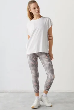 Dash and Stars Camiseta Algodon Abertura Beige Outlet