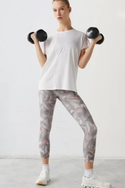 Dash and Stars Camiseta Algodon Abertura Beige Outlet