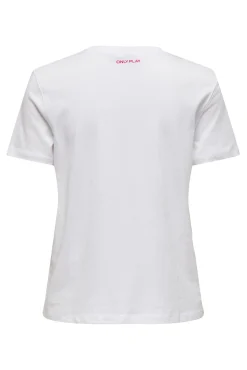 Only Play Camiseta Algodon Blanco Online