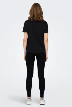 Only Play Camiseta Algodon Negro Online
