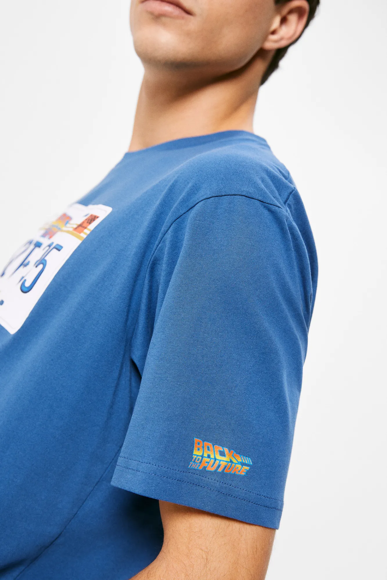 * Camiseta Back To The Future Azul Claro Sale