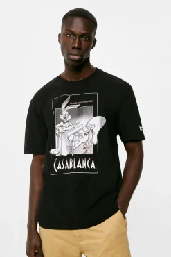 * Camiseta Bugs Bunny Casablanca Negro New