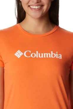 Columbia Camiseta Casual Estampada Trek™ Para Mujer Naranja Best