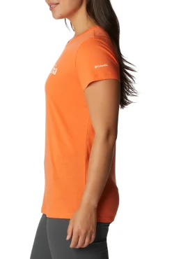 Columbia Camiseta Casual Estampada Trek™ Para Mujer Naranja Best