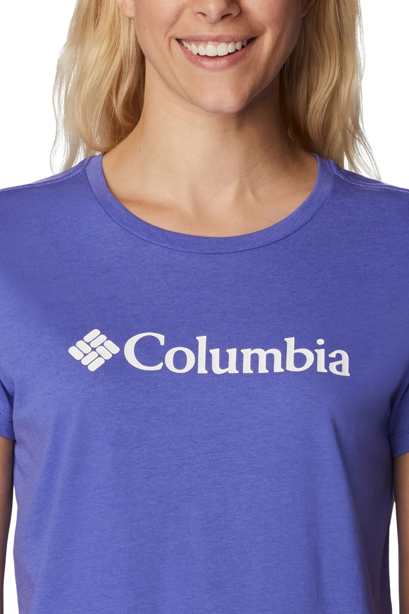 Columbia Camiseta Casual Estampada Trek™ Para Mujer Morado Hot